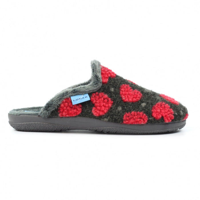 Marsha Dark Grey Slipper