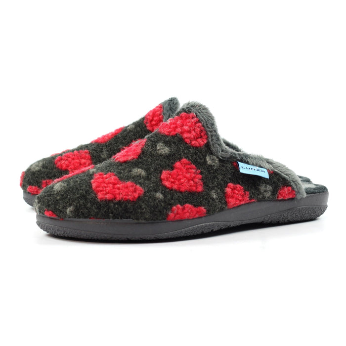 Marsha Dark Grey Slipper
