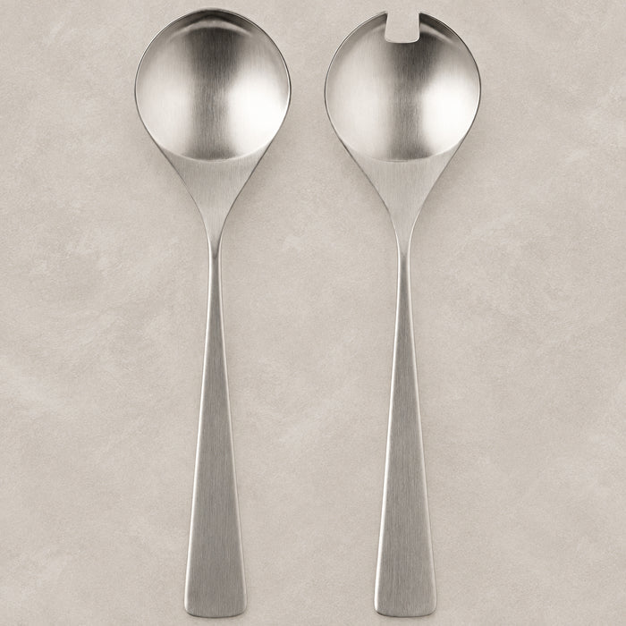 Maya serving set steel - 2 pc.
