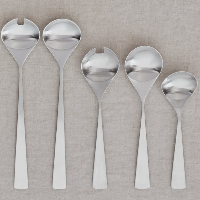 Maya serving set steel - 2 pc.