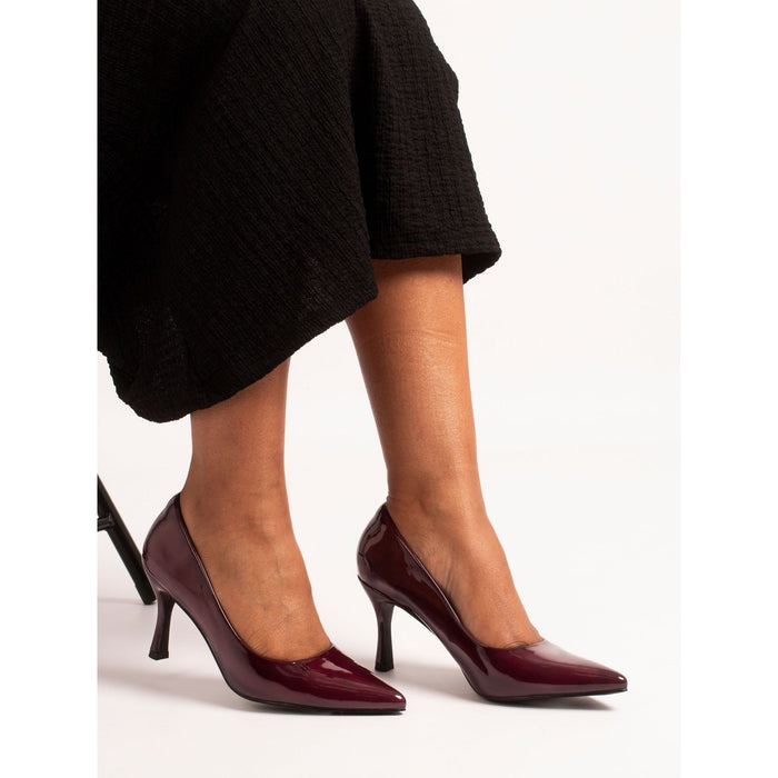 Megan Burgundy Shoe