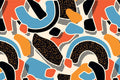 Memphis Shapes Wall Mural-Wall Mural-Eazywallz