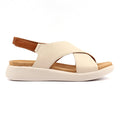 Merletta Beige Leather Shoe