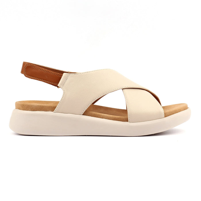 Merletta Beige Leather Shoe