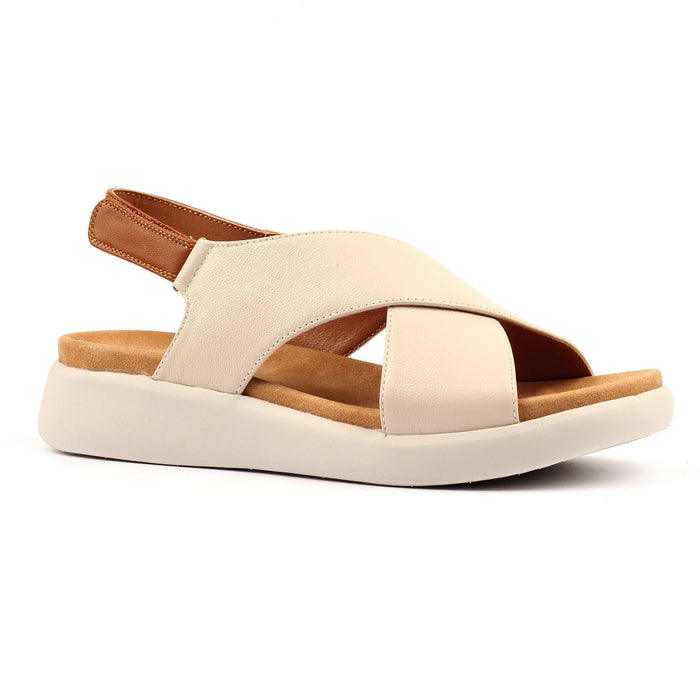 Merletta Beige Leather Shoe