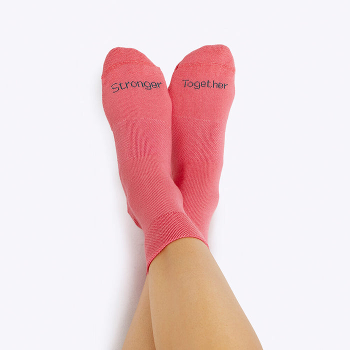 Merry People X Mother's Day Classic Quarter Socks // Coral Pink [Retired]