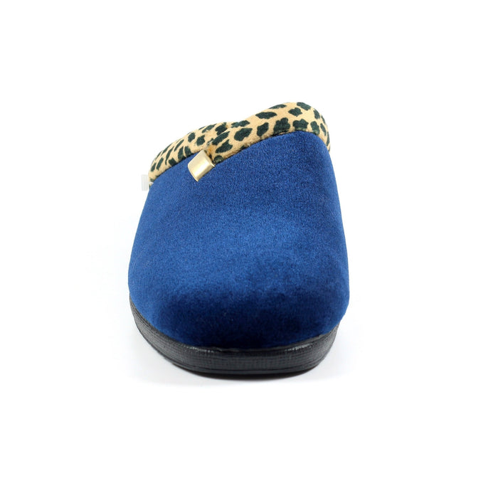 Michelle Blue Ocelot Slipper