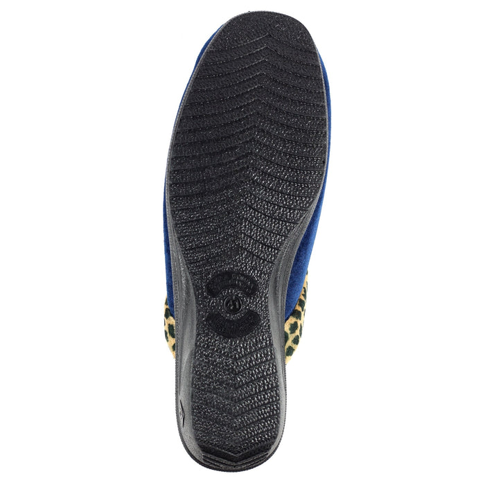 Michelle Blue Ocelot Slipper
