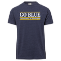 Michigan Go Blue Bar Tee