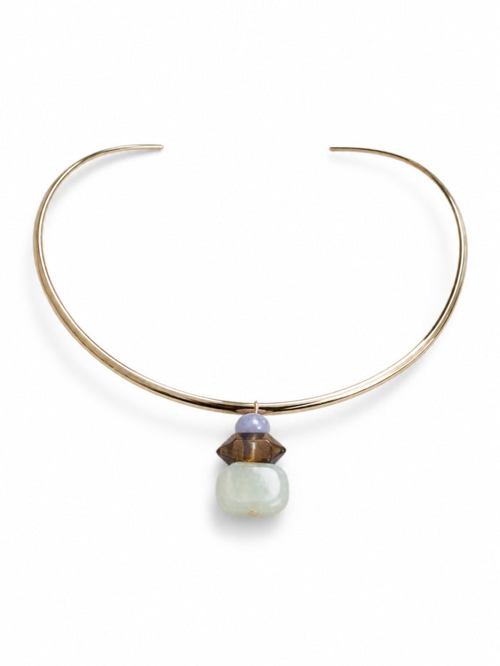 MIGHTY GEMSTONES Wire Necklace
