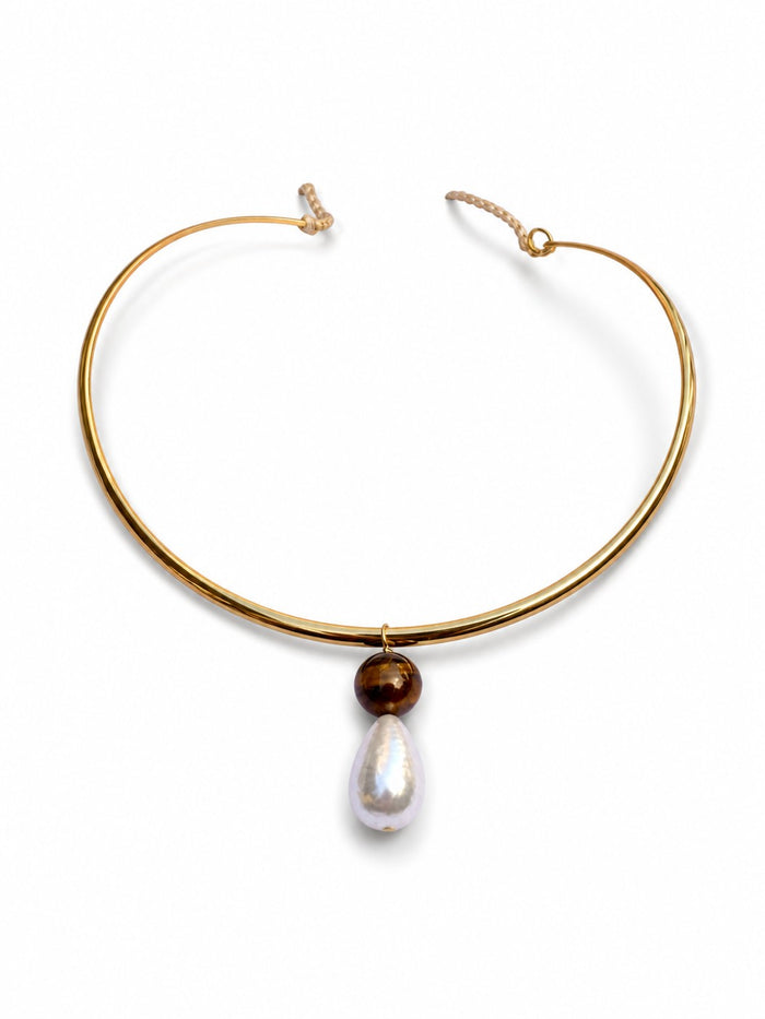 MIGHTY GEMSTONES Wire Necklace