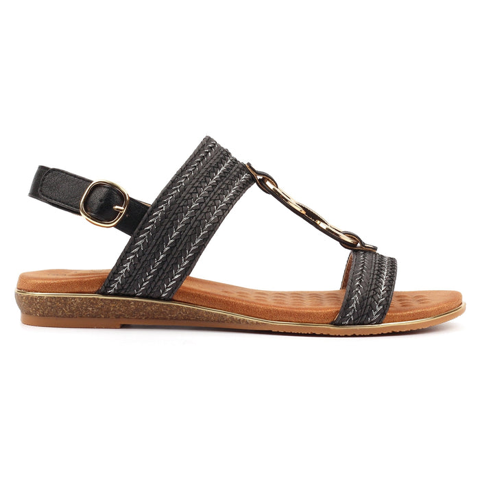 Mila Black Sandal