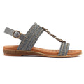 Mila Dark Grey Sandal