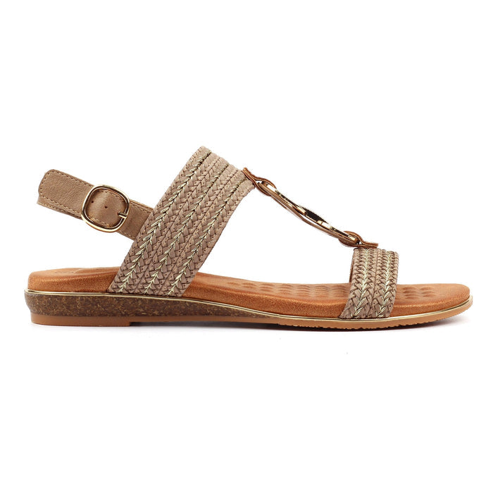 Mila Khaki Sandal