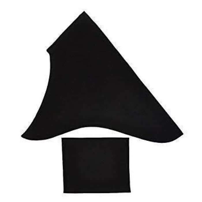 Milk Silk Al Amira Two Piece Hijab - Black - Divinity Collection