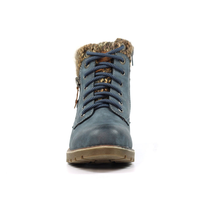 Millie Mid Blue Waterproof Boot
