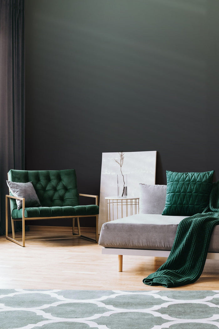 Mint Chocolate Chip wallpaper in a living room