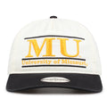 Missouri Original Bar snapback hat with embroidered school design, front view