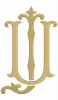 Monogram Chic JU for Embroidery