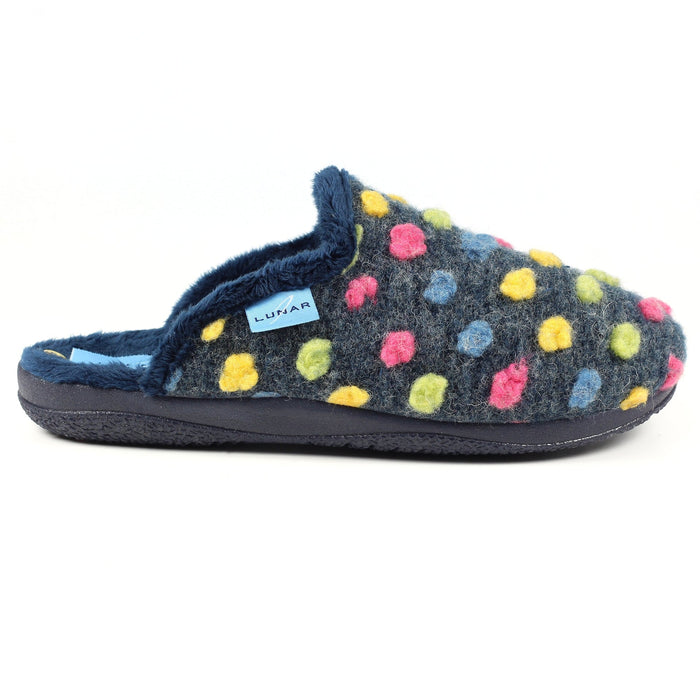 Montreal Blue Mule Slipper