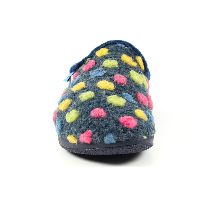 Montreal Blue Mule Slipper