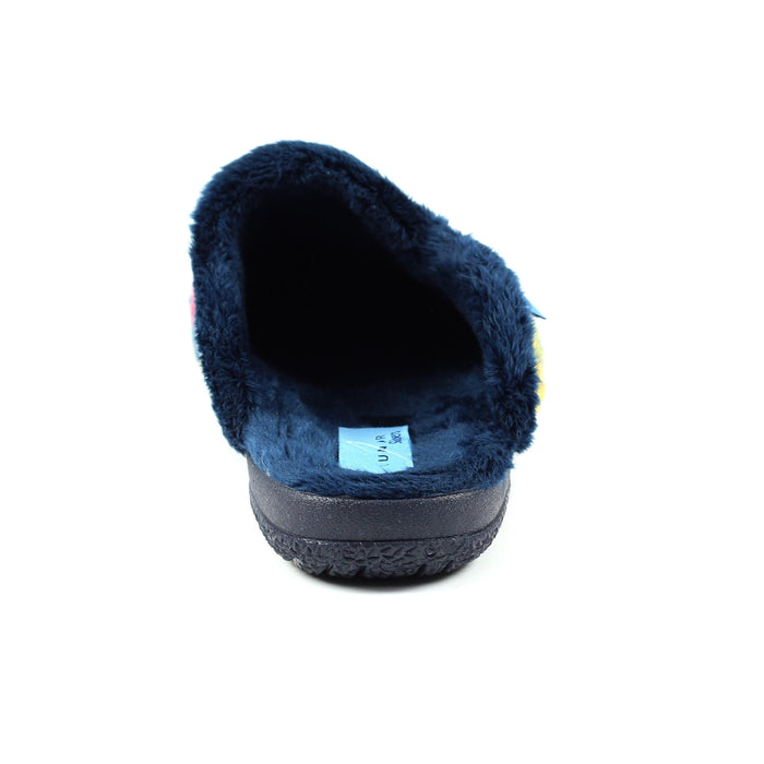 Montreal Blue Mule Slipper