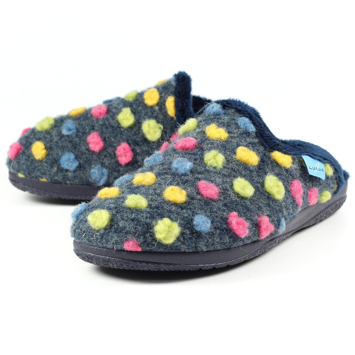 Montreal Blue Mule Slipper