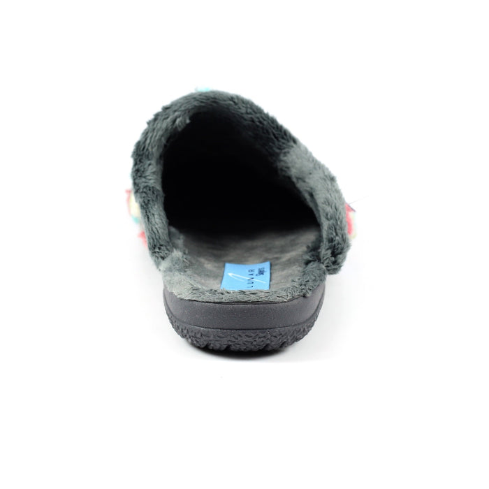 Montreal Grey Mule Slipper