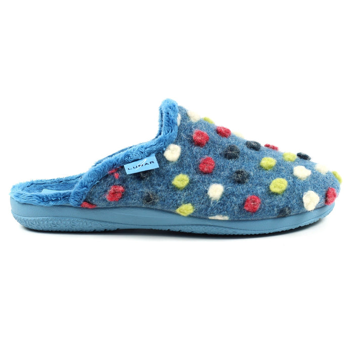 Montreal Mid Blue Mule Slipper