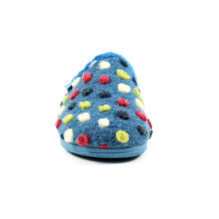 Montreal Mid Blue Mule Slipper