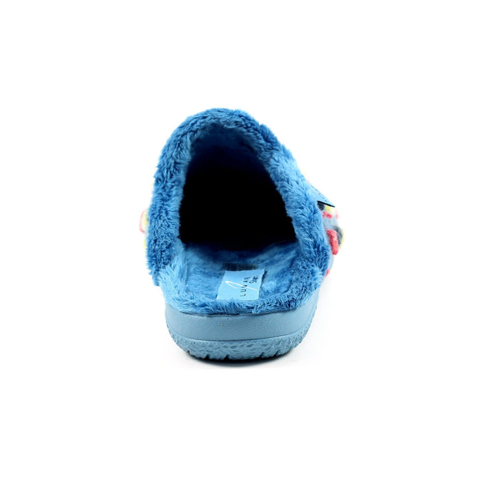 Montreal Mid Blue Mule Slipper