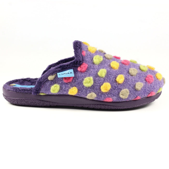 Montreal Purple Mule Slipper