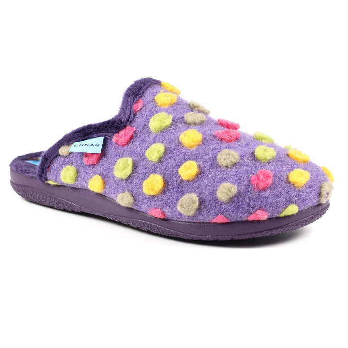 Montreal Purple Mule Slipper