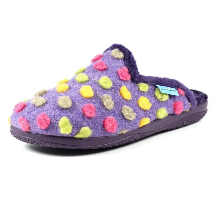 Montreal Purple Mule Slipper
