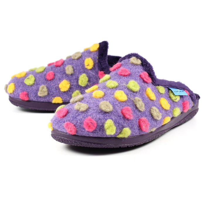 Montreal Purple Mule Slipper