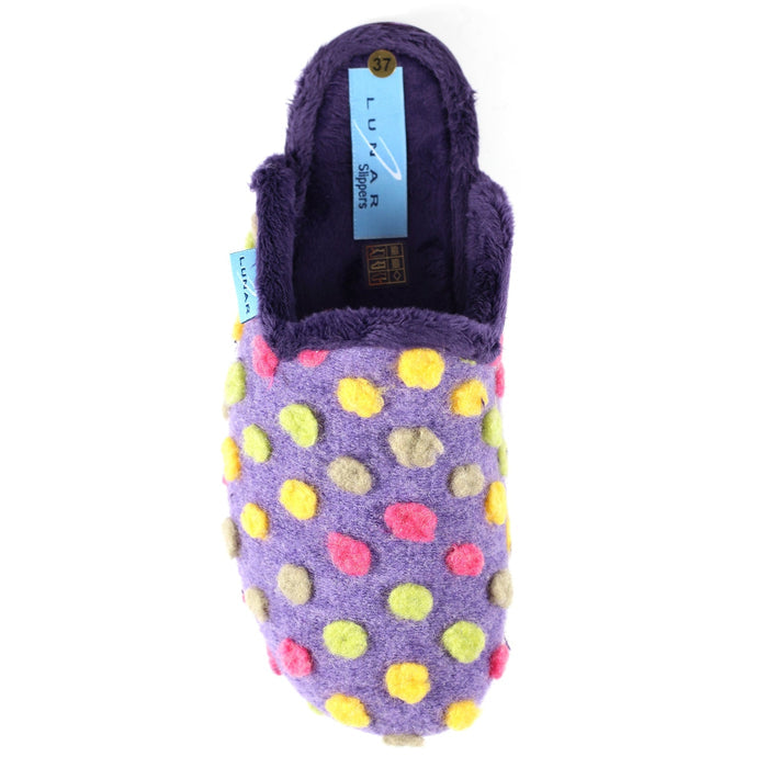 Montreal Purple Mule Slipper