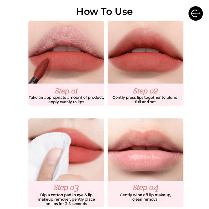 Mooekiss Velvet Leopard Print Lip Mud style #BB03
