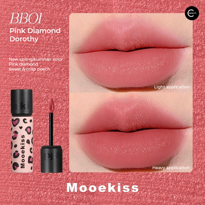 Mooekiss Velvet Leopard Print Lip Mud style #V40