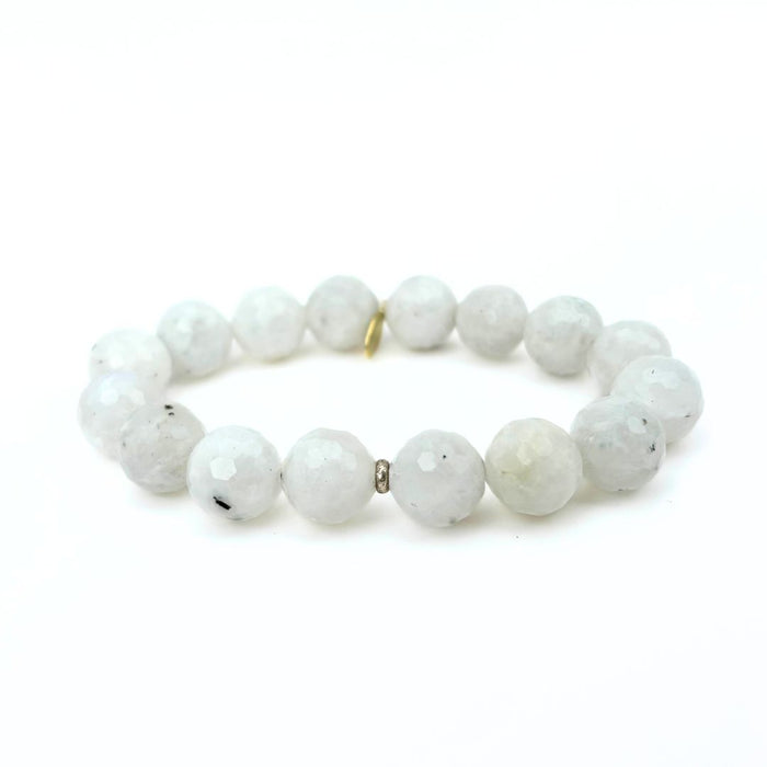 Moonstone Bracelet + Sterling Silver Ring