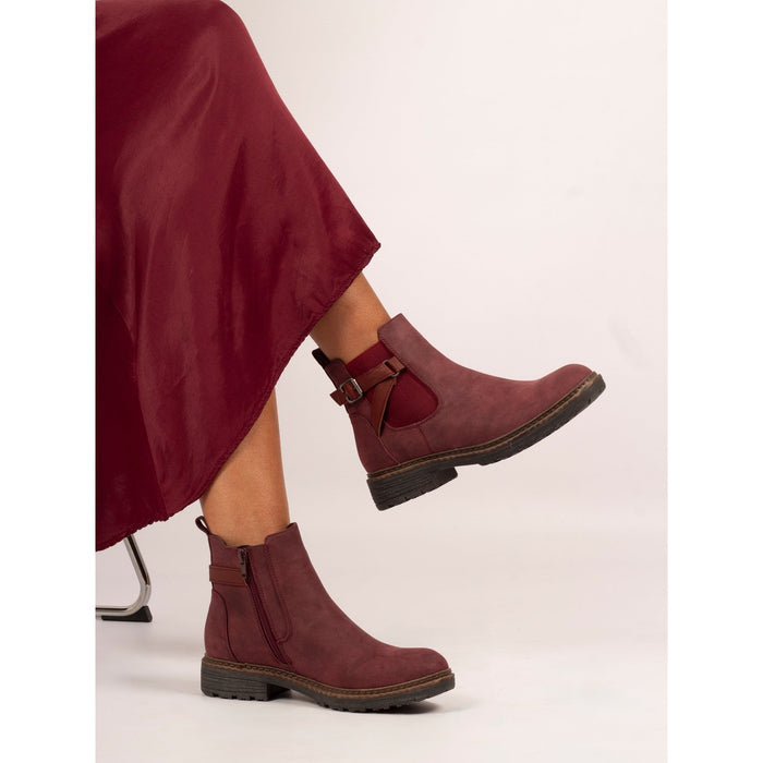Morris Burgundy Ankle Boot