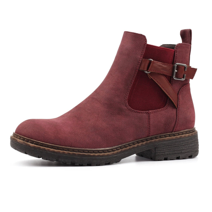 Morris Burgundy Ankle Boot