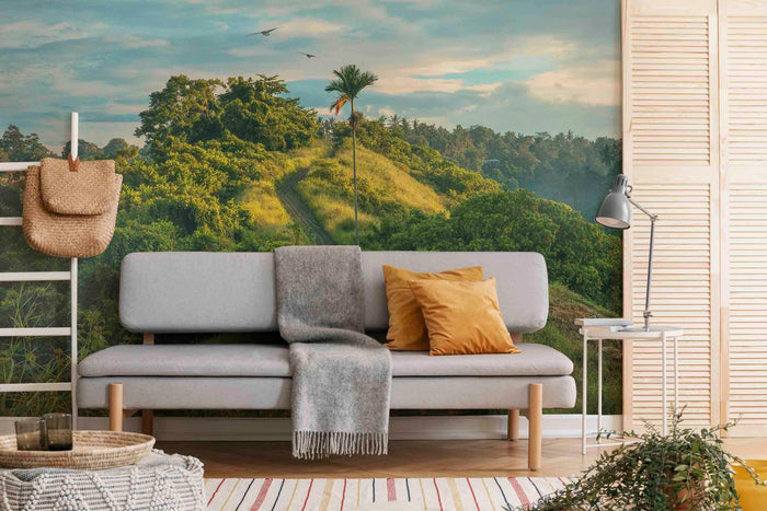 Mountain Pathway Wall Mural-Wall Mural-Eazywallz