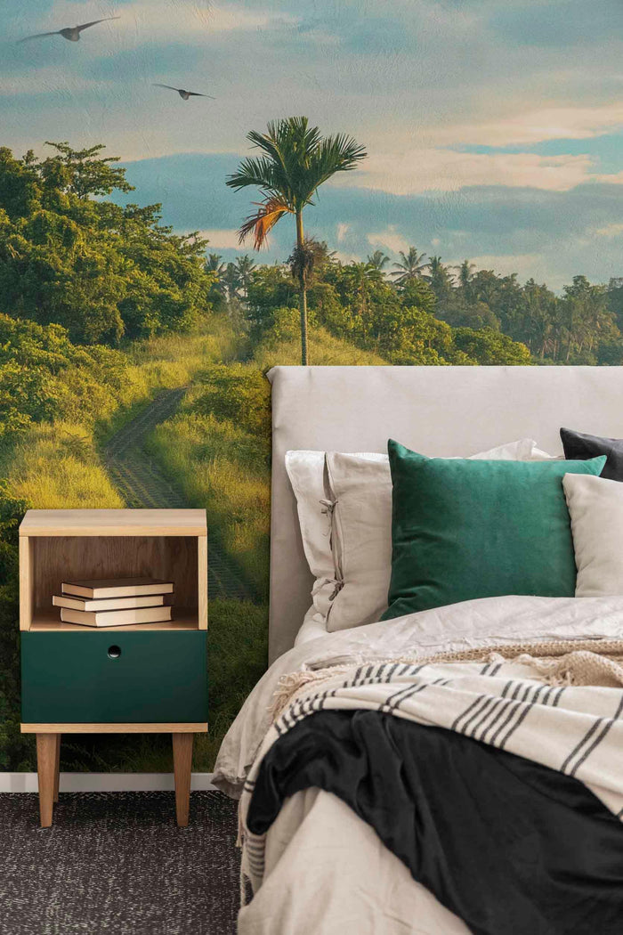 Mountain Pathway Wall Mural-Wall Mural-Eazywallz