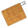 Mud Cloth Big Arrows in Yellow Picnic Blanket