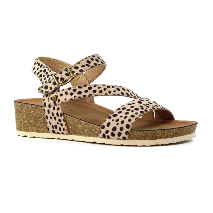 Muster Ocelot Wedge Sandal