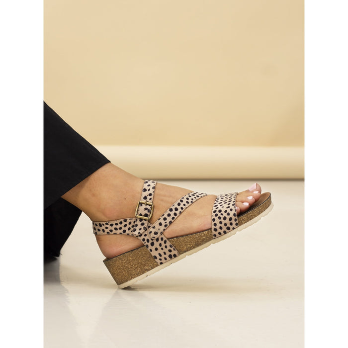 Muster Ocelot Wedge Sandal