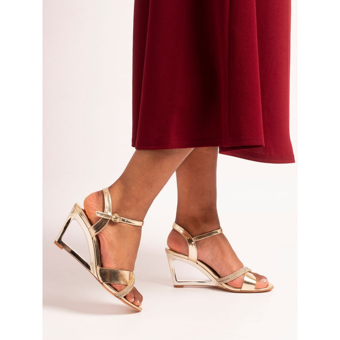 Nadine Gold Sandal