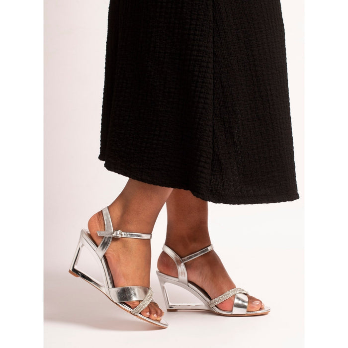 Nadine Silver Sandal