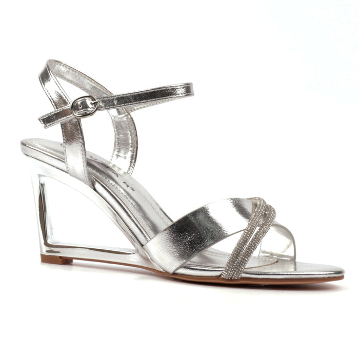 Nadine Silver Sandal