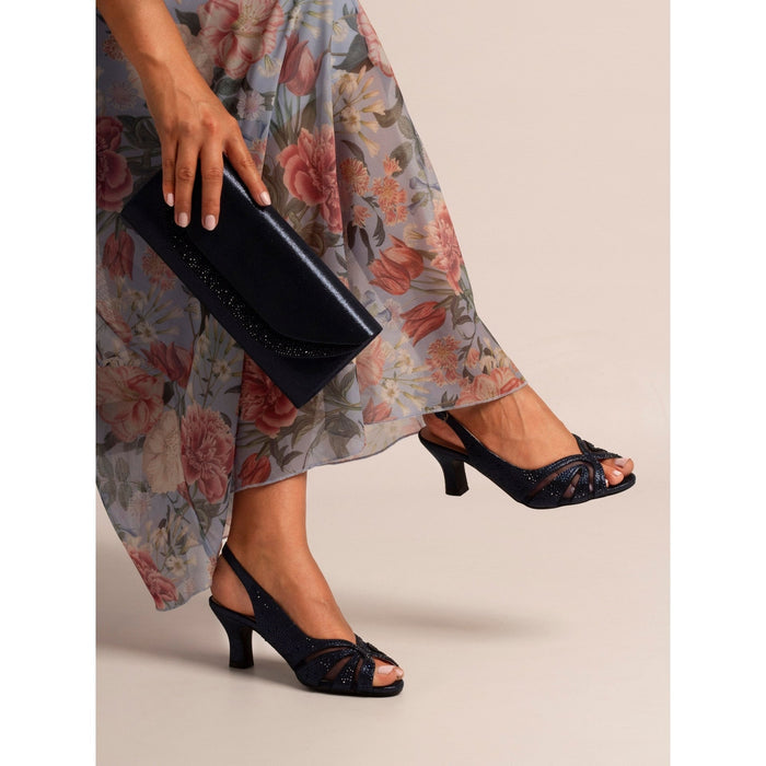 Nancy Navy Wide Fit Shoe